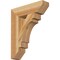 Ekena Millwork Merced Slat Rough Sawn Bracket, Western Red Cedar, 4"W x 16"D x 20"H BKT04X16X20MRC06RWR - alternate 1